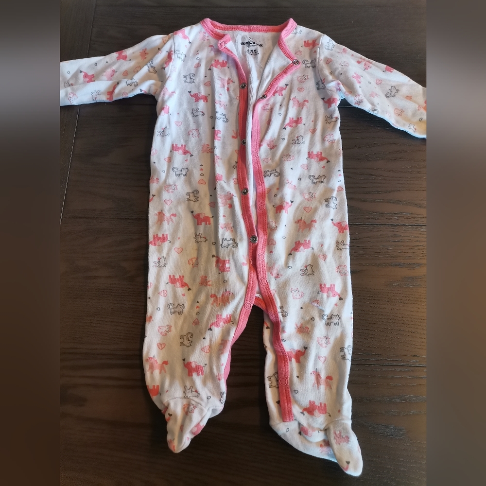 Duck duck goose pajama size 6-9M